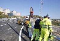 Imagen del nuevo viaducto del Quinto Pino, antes de que entre hoy en servicio. 