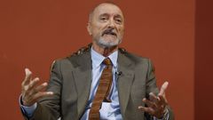 El escritor y acad�mico de la RAE Arturo P�rez-Reverte.