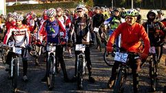 Los ciclistas desafiaron temperaturas bajo cero en Negreira.