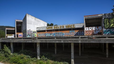 La obra del centro de parques naturales en Quintela esta frenada desde el 2013