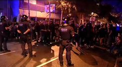 Los Mossos desalojaron un intento de acampada