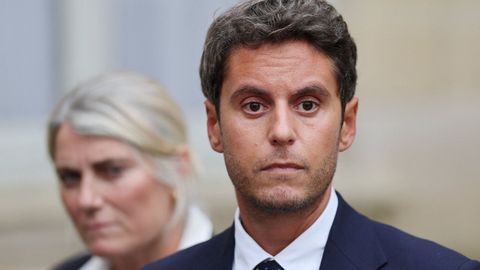 Gabriel Attal, primer ministro entre el 9 de enero y el 5 de septiembre del 2024.