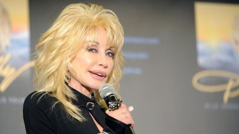 Dolly Parton en una rueda de prensa en Melbourne, Australia (11 de febrero de 2014)