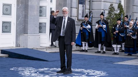 Llegada a la entrega de los Premios Princesa de Asturias 2025