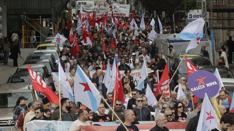 Manifestación en A Coruña.