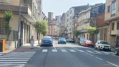 El atropello se produjo en un paso de peatones de la calle Ourense