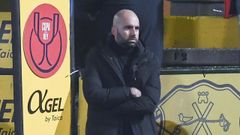 Claudio Girldez, durante el Sant Andreu-Celta disputado este jueves en el Narcs Sala.