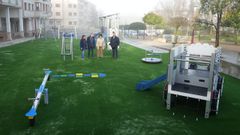 El nuevo parque infantil de la Praza do Concello