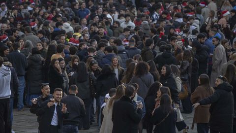 Tardeo navide�o en Santiago