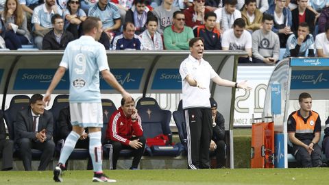 Celta-M�laga (1-0) de Primera el 8 de mayo del 2016.