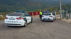 Control de la Guardia Civil de Trfico en la carretera N-120