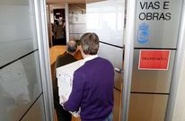 Imagen del registro, la semana pasada, de la segunda planta del Concello de Vigo.