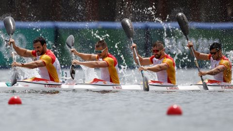 Medalla de plata para el K4 500 en Tokio 