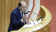 El portavoz socialista, Fern�ndez Leiceaga, en su intervenci�n