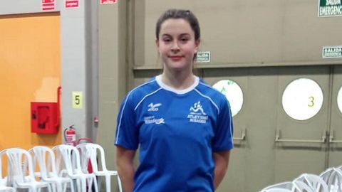 Paula Conde Carrelo conquist dos oros sub-18: en 60 y 200 metros.