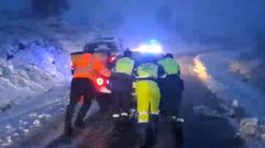 Uno de los auxilios de este mi�rcoles en carreteras ourensanas.