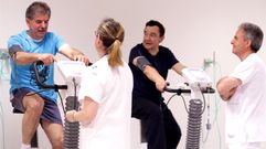 Rehabilitaci�n cardiaca en el HUCA