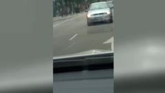 Marcha atr�s durante m�s de un kil�metro en pleno centro de Vigo