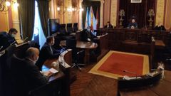 Reuni�n del alcalde y concejales del gobierno local con representantes de la Asociaci�n de Constructores de Ourense