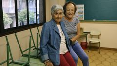 Juana y Nieves se conocieron en las aulas y se han hecho inseparables