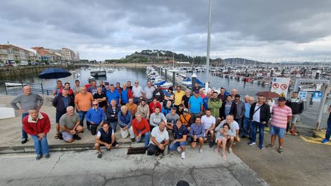 Concentraci�n de usuarios del puerto de Baiona en septiembre del 2023