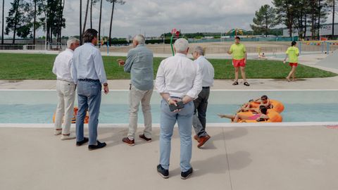 Aspecto del aquapark de Monterrei tras su ampliaci�n.
