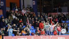 La grada del Vista Alegre durante el derbi Reyco Burela-Castro Bloques Cando, el pasado d�a de Reyes.