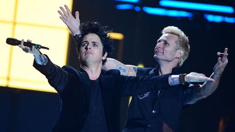 La banda norteamericana Green Day se llev uno de los galardones. 