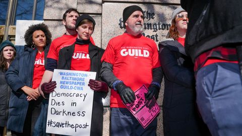 Protestas por los despidos en �The Washington Post�