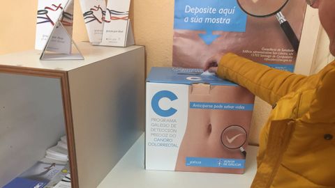 Dep�sito para los test del programa de cribado de c�ncer de colon en los centros de salud