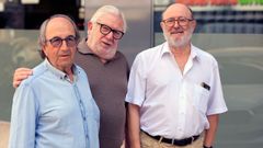 Manuel Batall&aacute;n, Manuel P&eacute;rez y Santiago Juega, fundadores de la asociaci&oacute;n Bah&iacute;a &Aacute;rtabra.