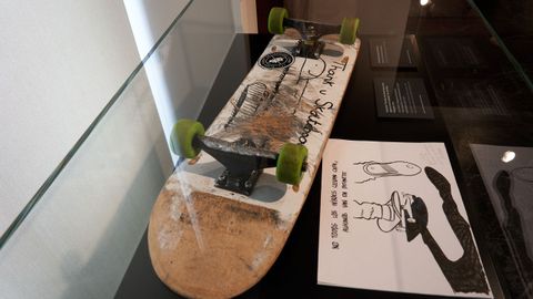 El monopat�n de Ignacio Echevarr�a, en el nuevo Memorial de las V�ctimas del Terrorism, en Vitoria