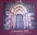 Portada do calendario, cunha imaxe da igrexa de San Xon da Cova 