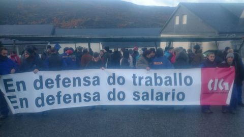 Concentraci�n de trabajadores en Irosa