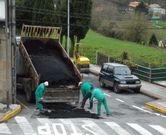Los trabajos arrancaron en la calle do Agro silledense.