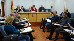 Una sesi�n plenaria celebrada por la corporaci�n municipal de Ames