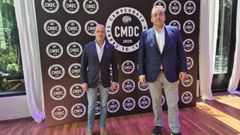 Jaime Lpez y Eduardo Valn, en el Campeonato Mundial de la Carne, que se celebra en Buenos Aires