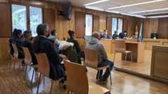 Ocho acusados se sentaron este martes en el banquillo de la Audiencia Provincial de Lugo.