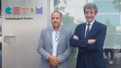 El director del Cetim, Toni Pons, con Jos Moiss Martn, director del CTDI.