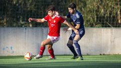 Imagen del encuentro ante el Alondras.