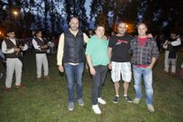 La comisi�n organizadora, ayer en el recinto de la fiesta. 