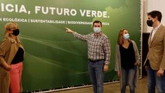 Gonzalo Caballero presentando este s�bado las propuestas del PSdeG en materia de ecolog�a y sostenibilidad