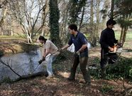 Inicio de los trabajos de construcci�n del paseo