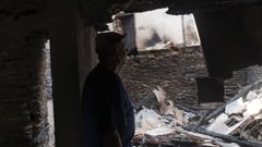 El fuego quem� la casa de Jaime Eustaquio Fern�ndez en Carballeda