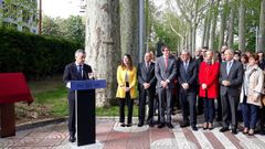 Urkullo, en un homenaje a las vctimas de ETA