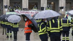 Movilizaci�n de trabajadores de Navantia el mes pasado
