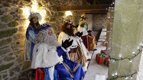Visita de los Reyes Magos a Parga