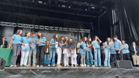 Alumnado de 3� de la ESO del IES de Oroso ofrecieron el preg�n