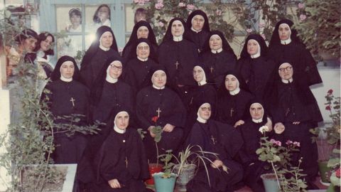 Las monjas oblatas dirigan dos reformatorios en la provincia, en Ferrol (en la imagen, en los aos 60) y Santiago