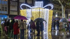 El encendido navide�o en Laxe y Carballo, �en im�genes!